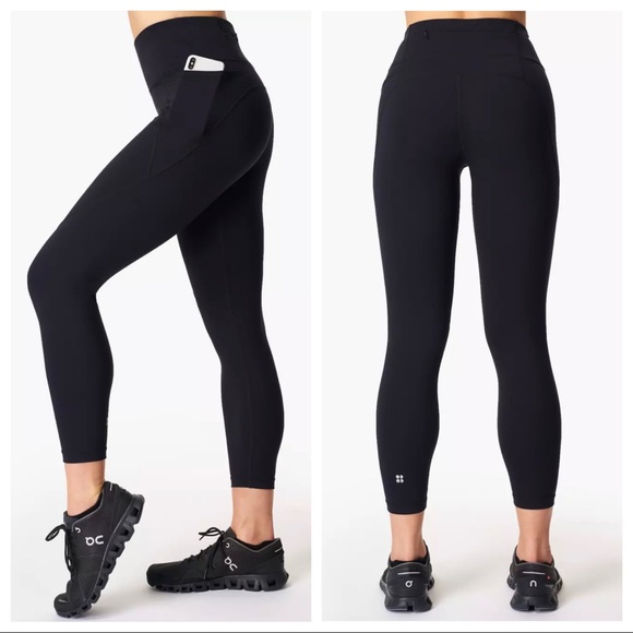 Sweaty Betty Pants - NEW Sweaty Betty Power 7/8 Workout Leggings in Black